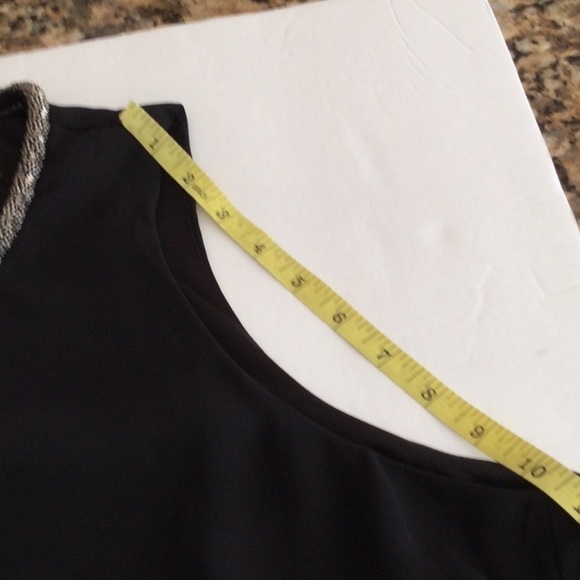 Black Dress by She’s beads around the neckline size 16 New.       #38 - Picture 9 of 11